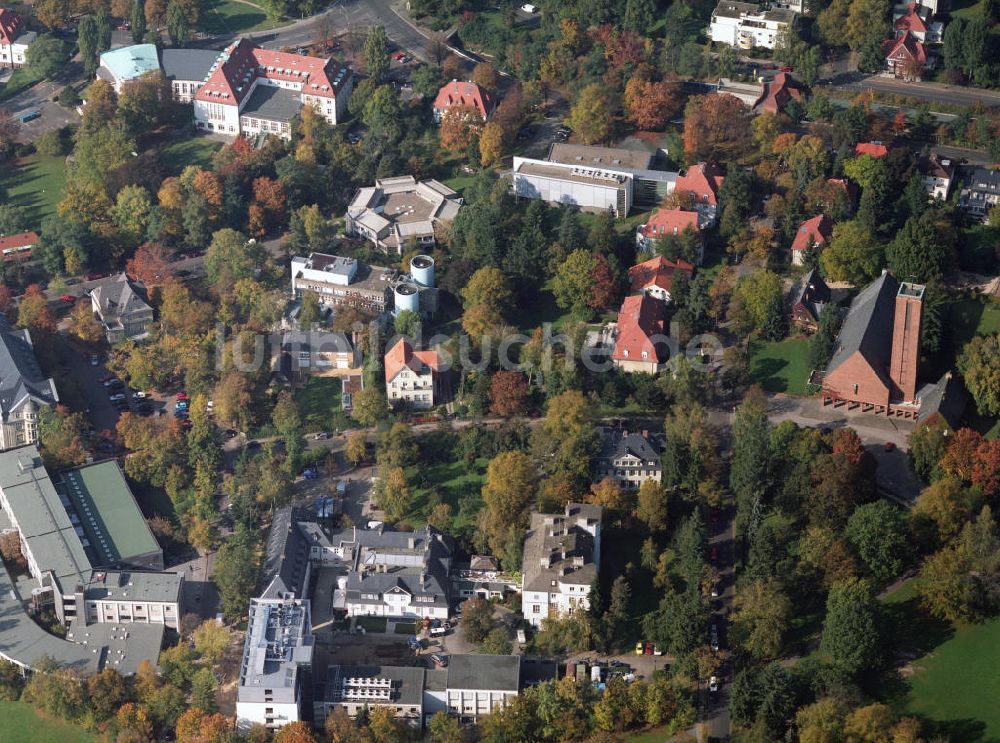 Berlin von oben - BERLIN im Bereich der Löhleinstrasse, Hittorfstrasse, Vant-Hoff-Strasse in Berlin-Dahlem