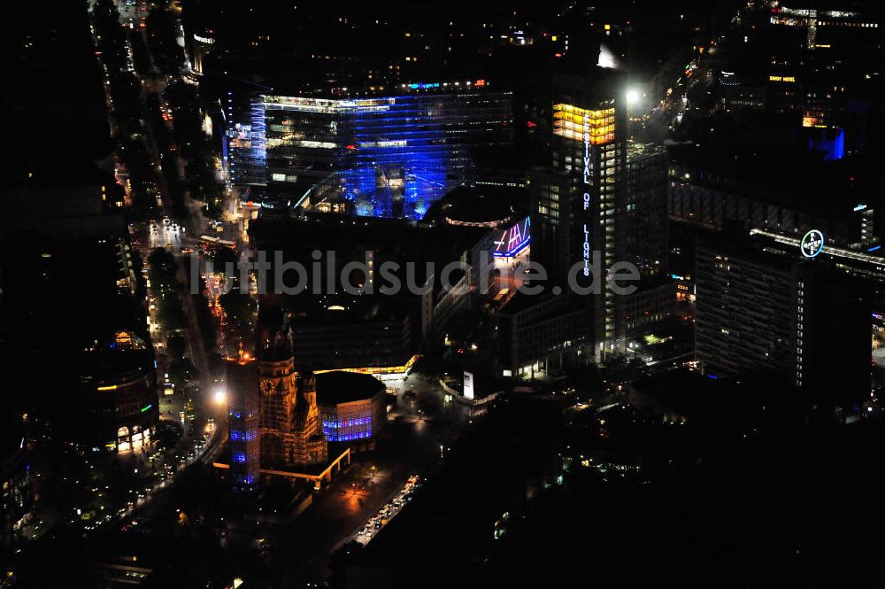 Berlin von oben - Berlin Breitscheidplatz Festival of Lights