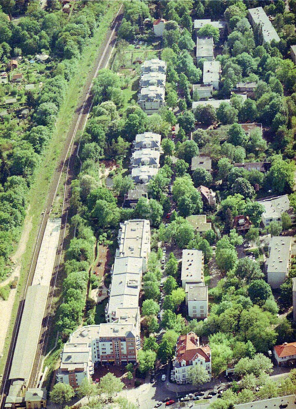 Luftbild Berlin - Steglitz - Berlin) an der Buhrowstraße / Ecke Steglitzer Damm in Berlin - Steglitz