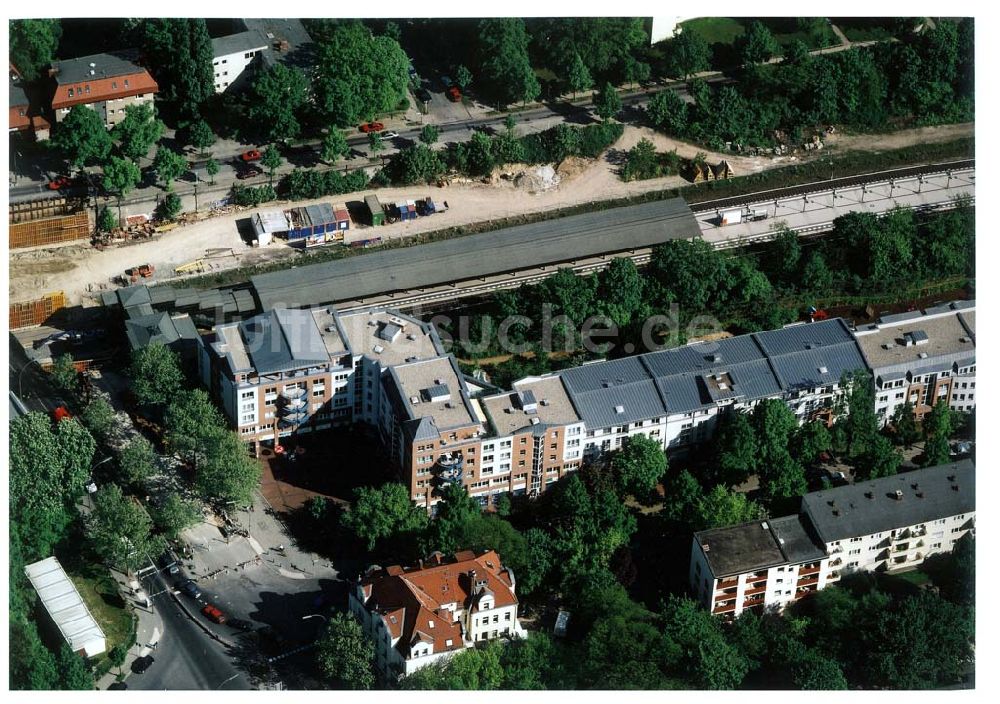 Luftaufnahme Berlin - Steglitz - Berlin) an der Buhrowstraße / Ecke Steglitzer Damm in Berlin - Steglitz