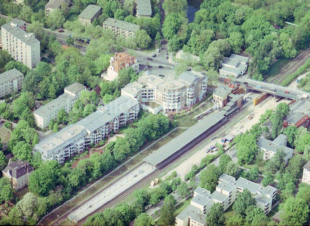 Luftaufnahme Berlin - Steglitz - Berlin) an der Buhrowstraße / Ecke Steglitzer Damm in Berlin - Steglitz