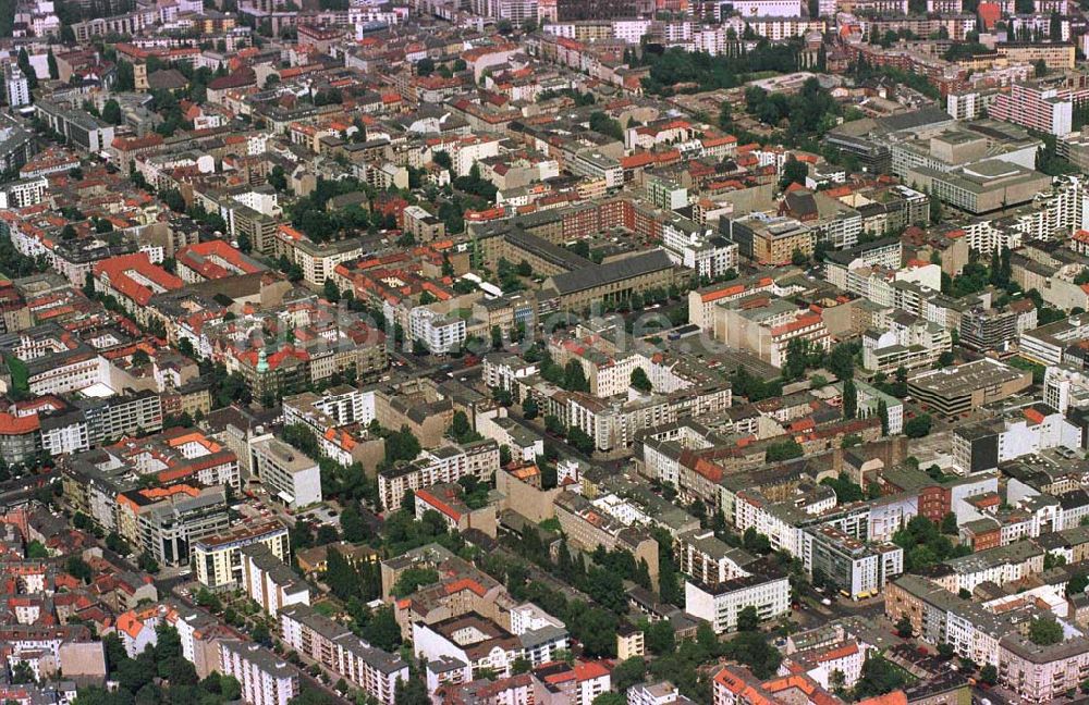 Berlin - Charlottenburg aus der Vogelperspektive: Berlin-Charlottenburg.