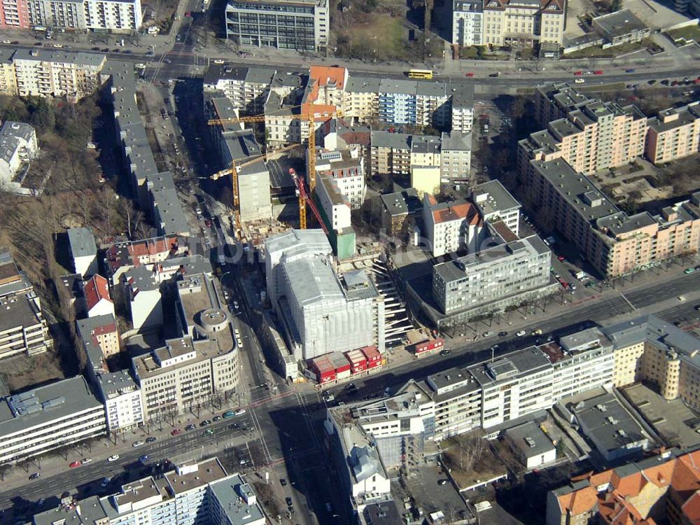 Luftaufnahme Berlin - Charlottenburg - Berlin - Charlottenburg Neubau eines Wohnhauses an der Bismarck-Straße / M