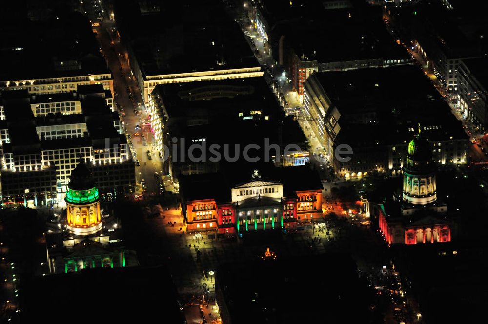 Berlin aus der Vogelperspektive: Berlin Gendarmenmarkt Festival of Lights