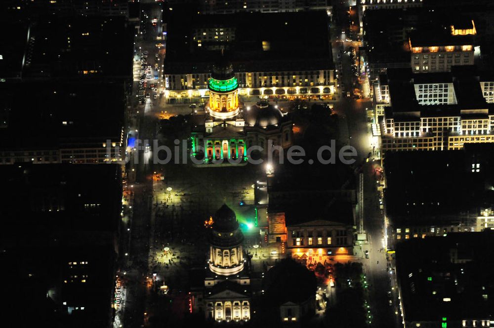 Luftaufnahme Berlin - Berlin Gendarmenmarkt Festival of Lights