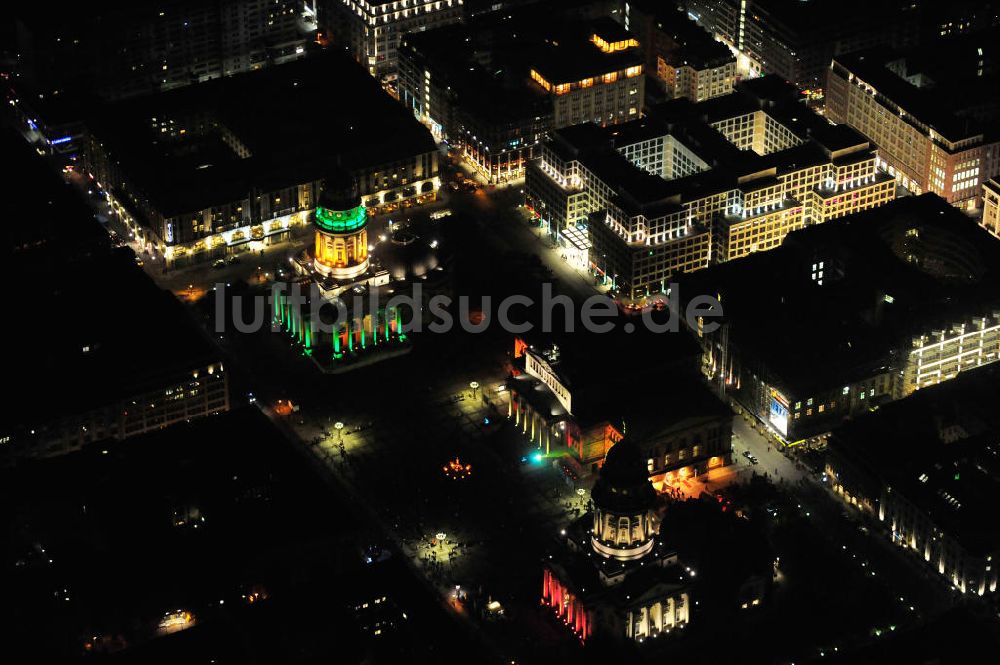 Luftbild Berlin - Berlin Gendarmenmarkt Festival of Lights