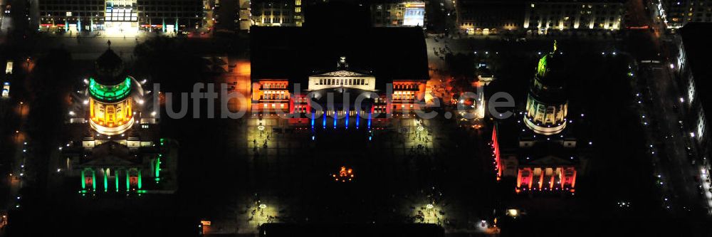 Luftbild Berlin - Berlin Gendarmenmarkt Festival of Lights