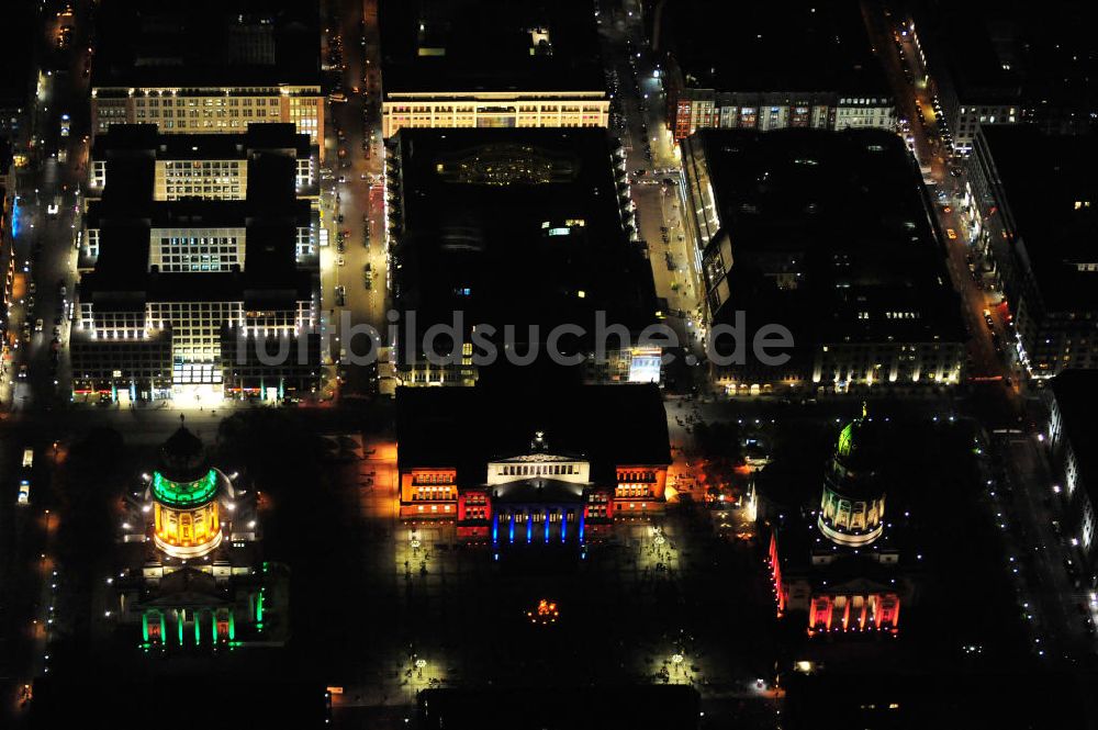 Luftaufnahme Berlin - Berlin Gendarmenmarkt Festival of Lights