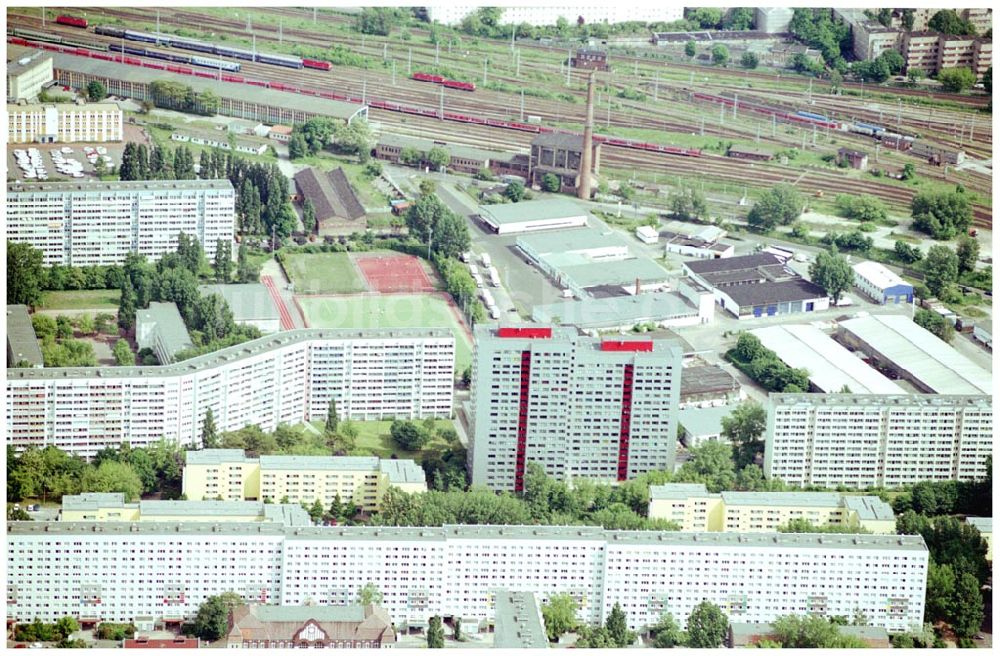 Berlin Lichtenberg aus der Vogelperspektive: Berlin Lichtenberg, Blick auf die Gebäude der Schulze-Boysen-Straße 39-47, 69-75, 49-67,