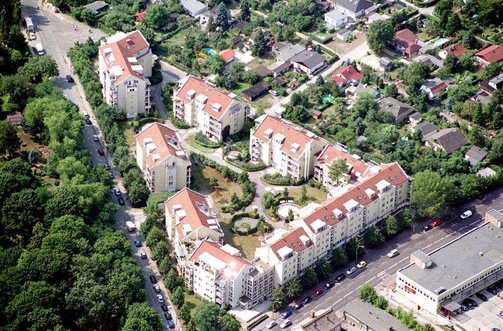 Luftbild Berlin Lichtenberg - Berlin Lichtenberg Blick auf die Wohnneubausiedlung in der Seddiner Str