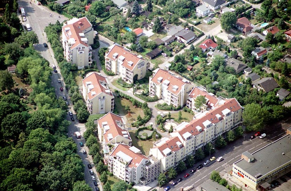 Luftaufnahme Berlin Lichtenberg - Berlin Lichtenberg Blick auf die Wohnneubausiedlung in der Seddiner Str