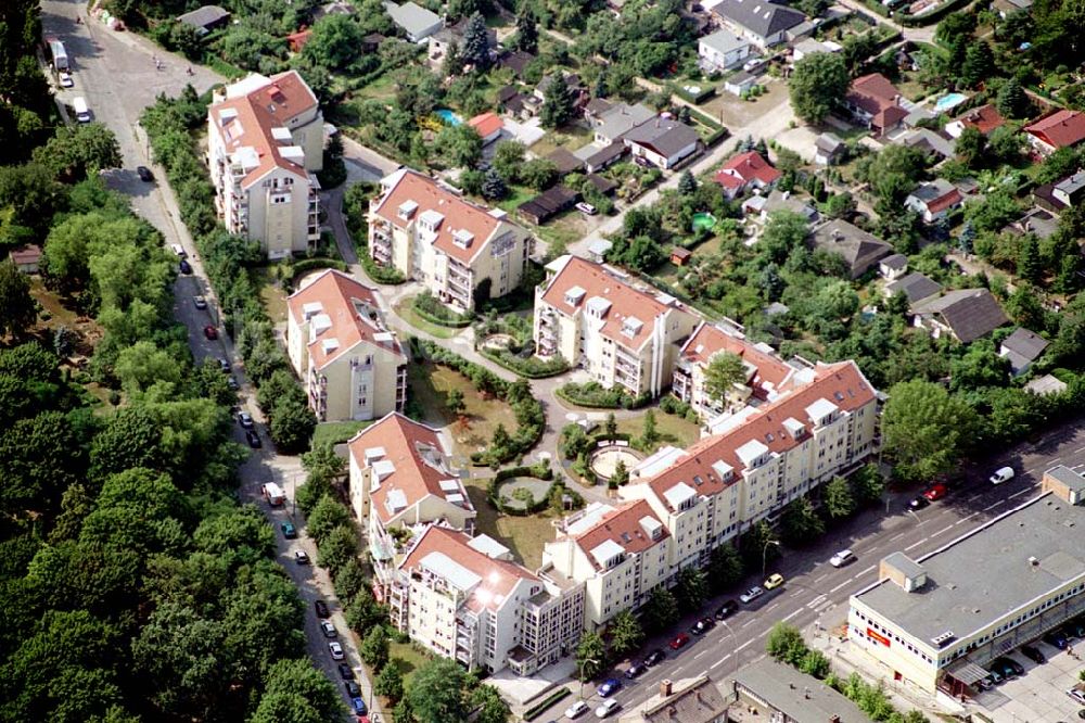 Berlin Lichtenberg von oben - Berlin Lichtenberg Blick auf die Wohnneubausiedlung in der Seddiner Str