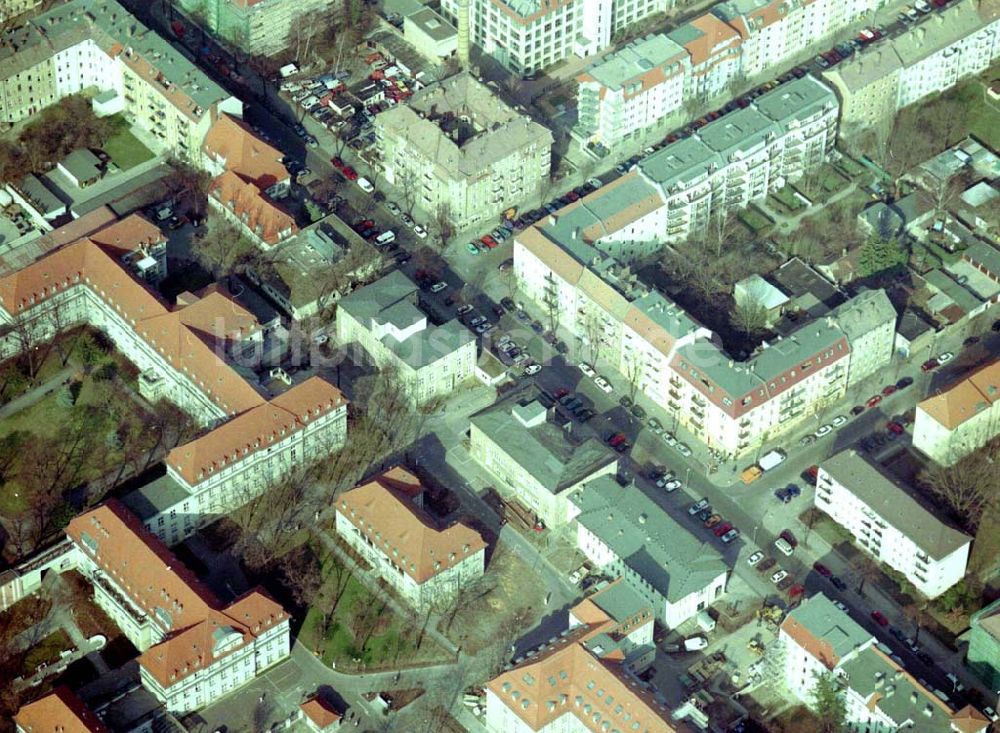 Luftbild Berlin-Lichtenberg - 17.03.2004 BERLIN-Lichtenberg, Erweiterungsbau auf dem Gelände des Krankenhauses Lichtenberg, Fanninger Str.