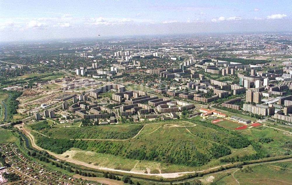 Berlin - Marzahn von oben - Berlin - Marzahn.