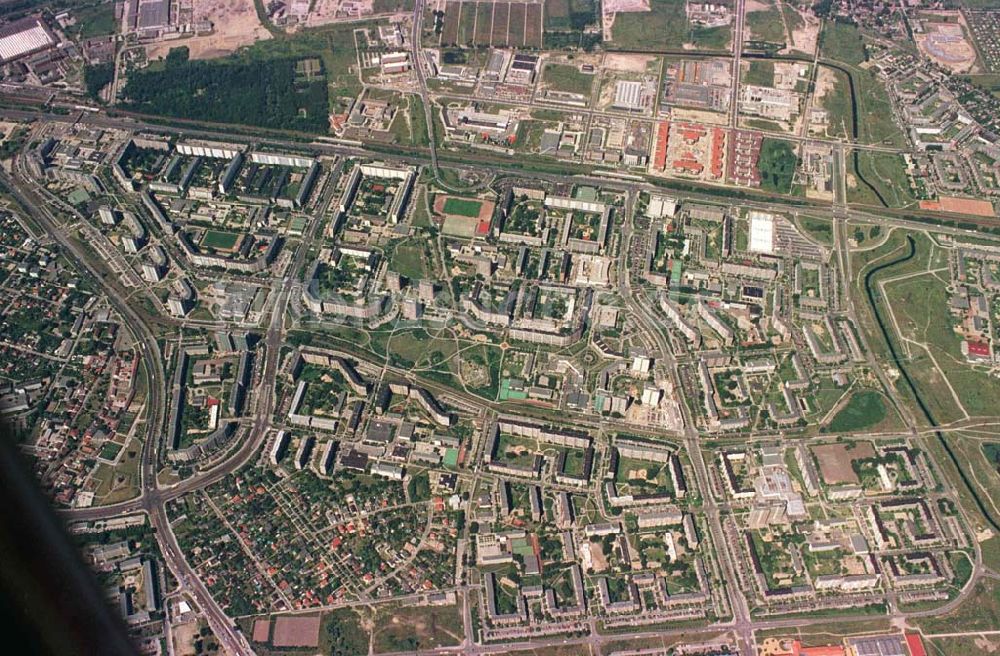 Berlin - Marzahn von oben - Berlin Marzahn aus 10000 ft Höhe.