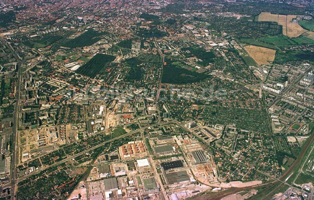 Berlin - Marzahn aus der Vogelperspektive: Berlin Marzahn aus 10000 ft Höhe.