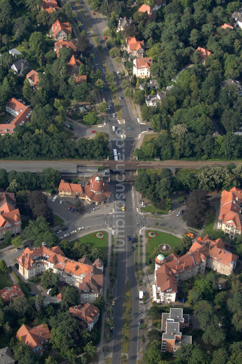 Berlin von oben - Berlin Mexikoplatz