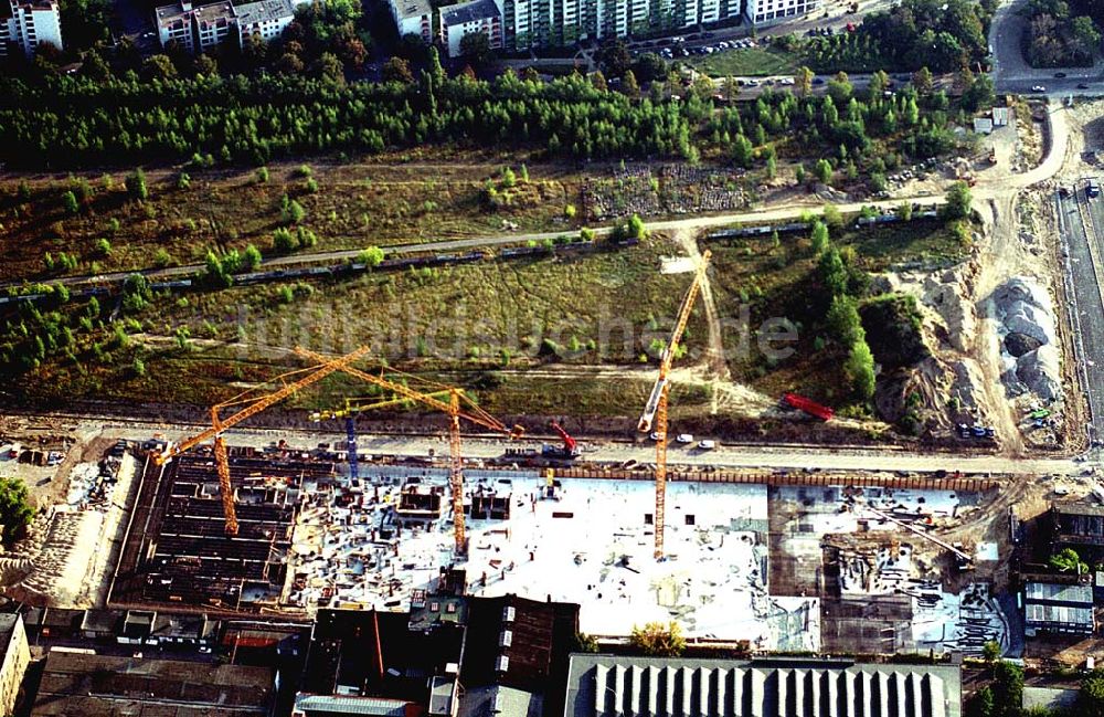 Berlin von oben - Berlin-Mitte 20.09.2003 Baustelle am Nordbahnhof