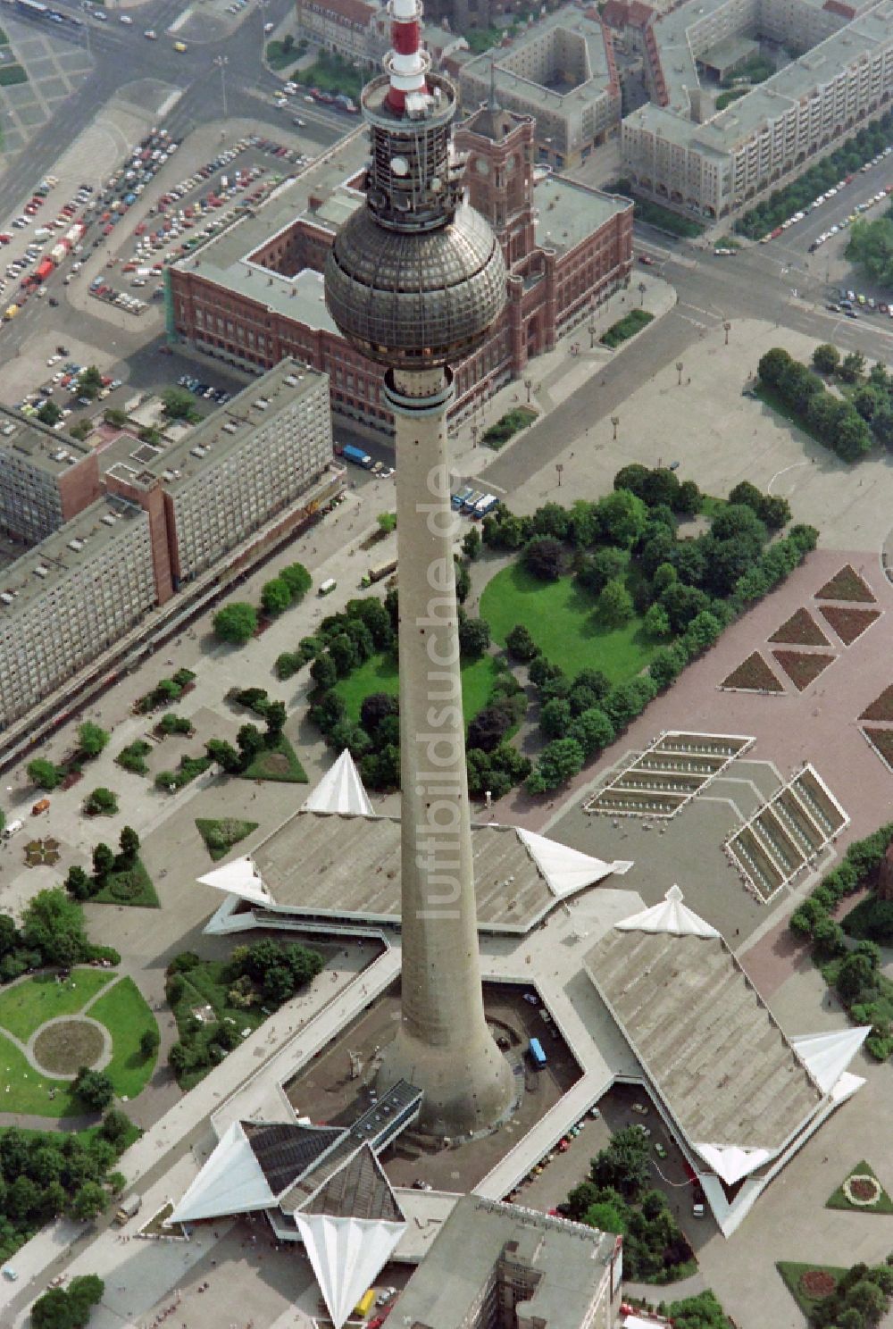 Luftbild Berlin - Berlin-Mitte LBA Fernsehturm