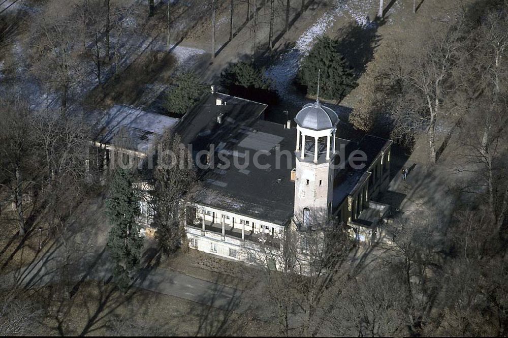 Luftbild Berlin Biesdorf - 20.12.1995 Berlin, Schloß Biesdorf in Marzahn