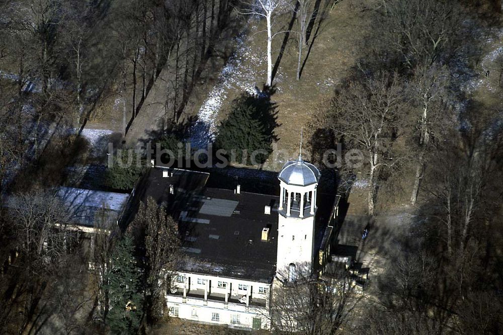 Luftaufnahme Berlin Biesdorf - 20.12.1995 Berlin, Schloß Biesdorf in Marzahn