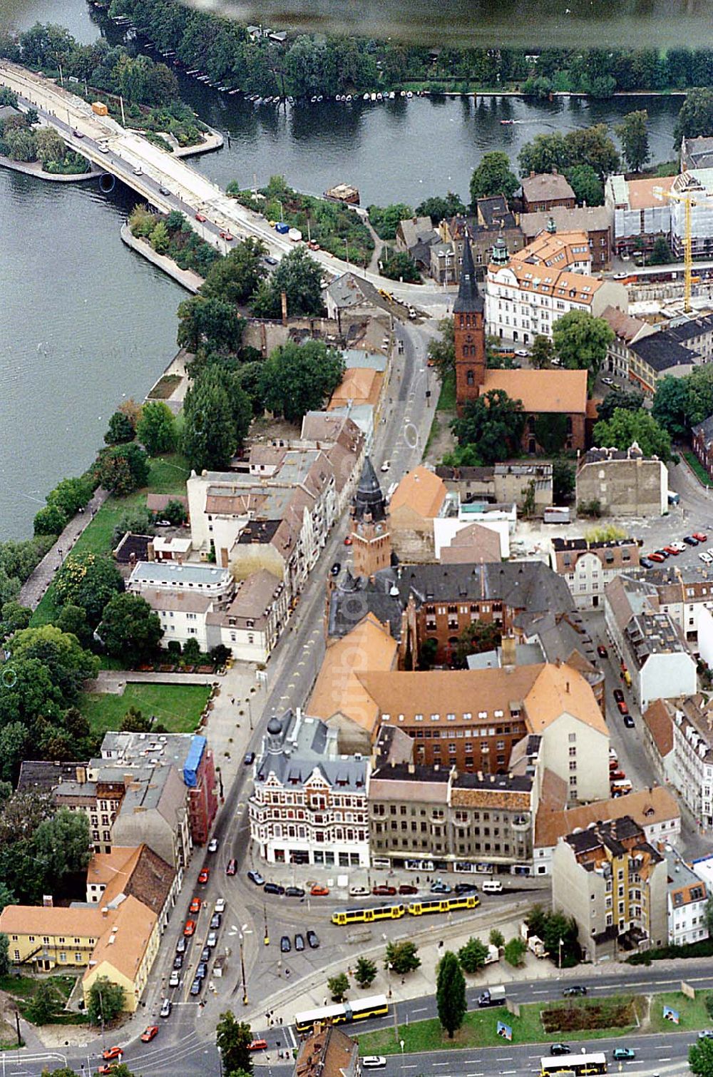 Luftbild Berlin Köpenick - 24.09.1995 Berlin, Stadtzentrum Köpenick