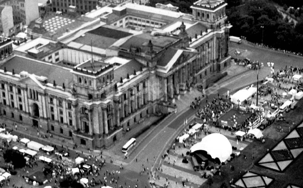 Luftbild Berlin - 02.10.1994 Berlin-Tiergarten Gelände am Berliner Reichstag