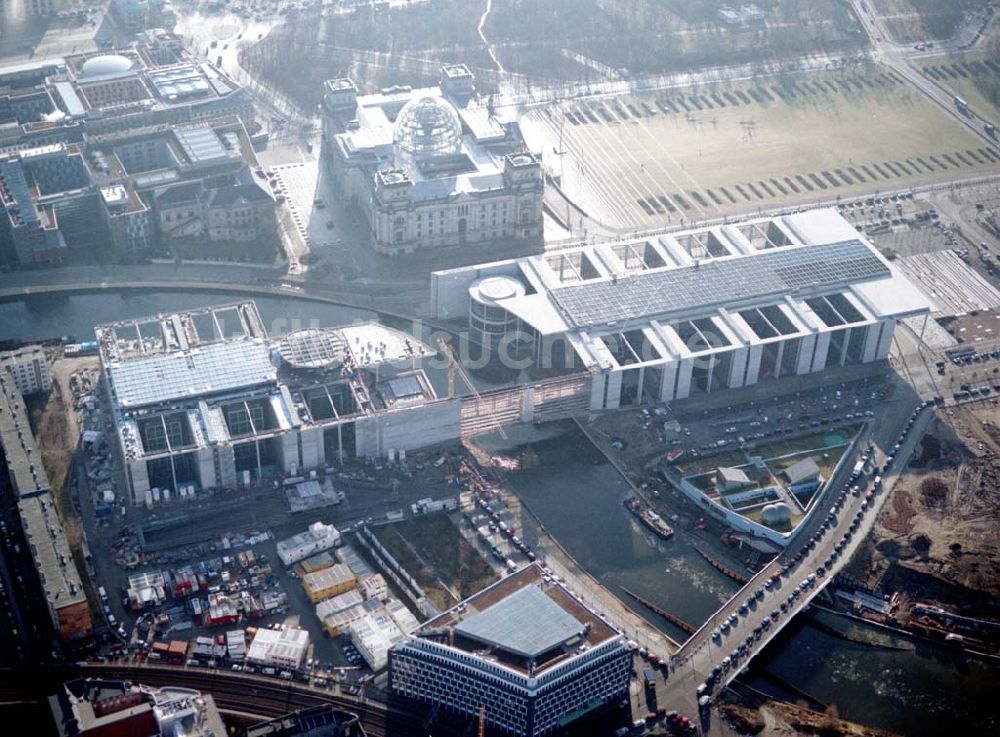 Berlin - Tiergarten von oben - Berlin Tiergarten Regierungsviertel im Berliner Tiergarten mit dem Reichstag Paul-Löbe-Haus und Marie-Elisabeth-Lüders-Haus 19