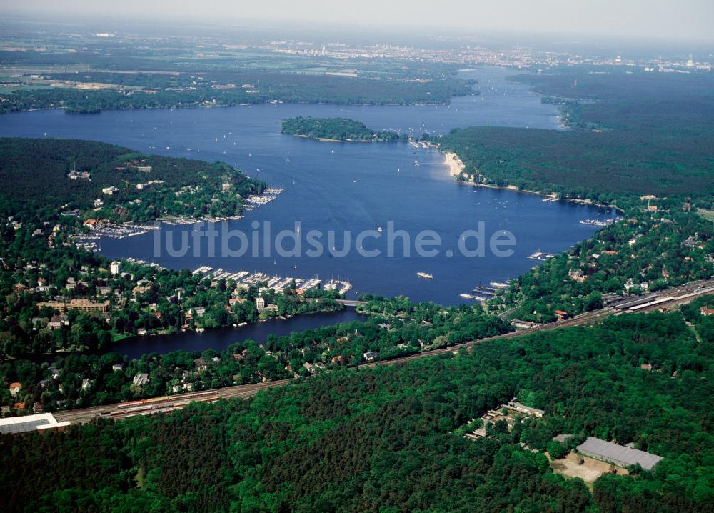 Luftaufnahme Berlin Wannsee - Berlin Wannsee