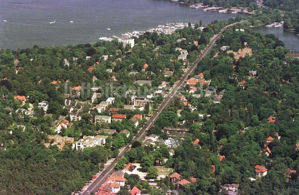 Berlin - Wannsee von oben - Berlin - Wannsee