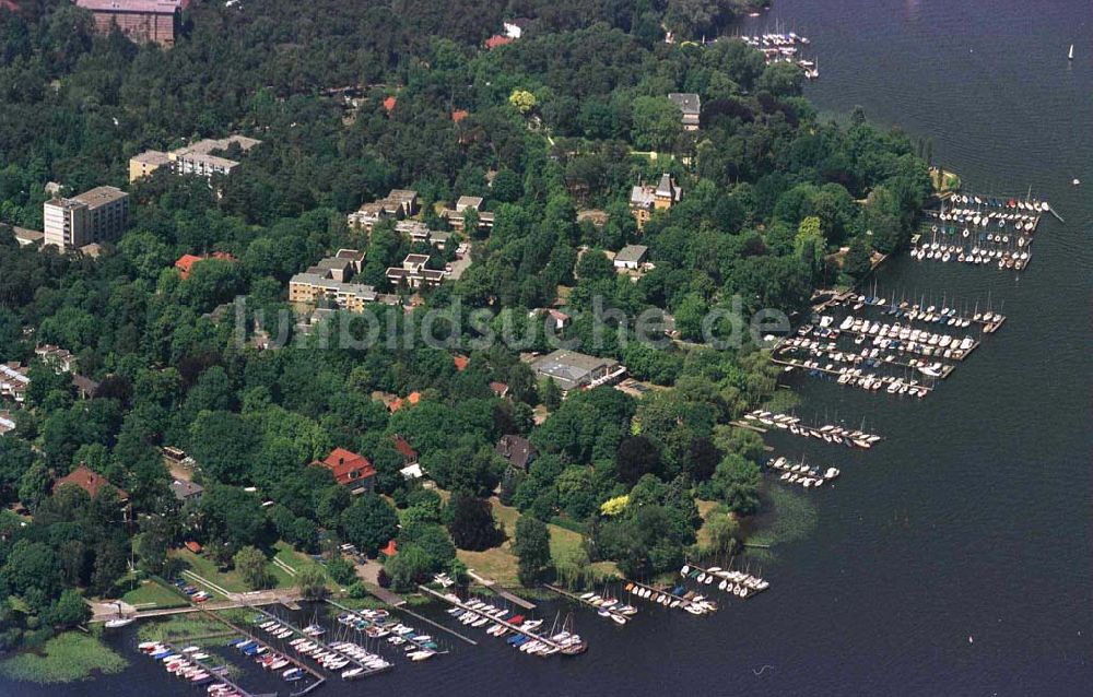 Berlin - Wannsee von oben - Berlin-Wannsee.