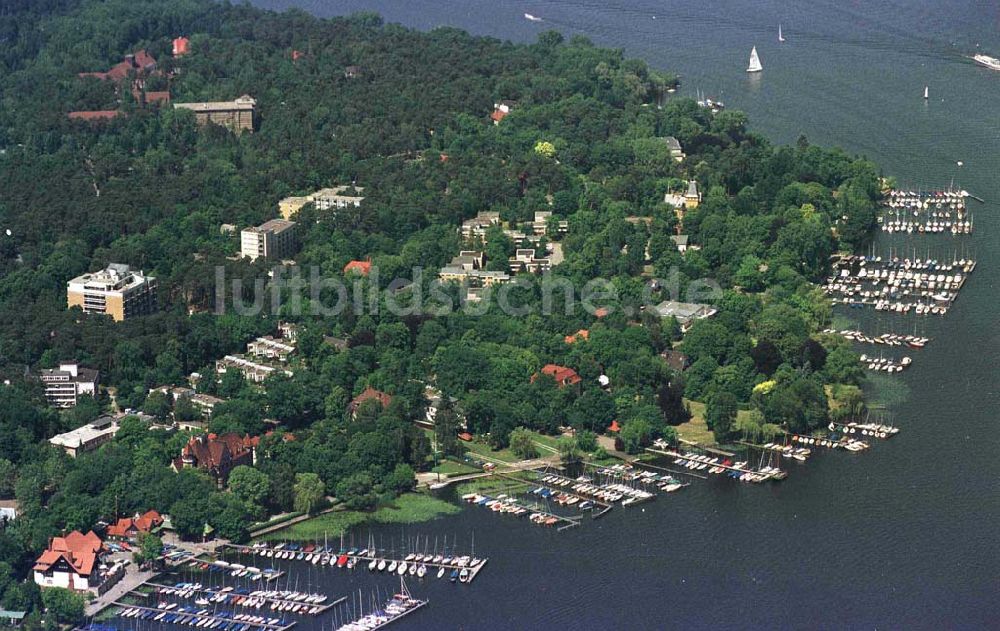 Berlin - Wannsee aus der Vogelperspektive: Berlin-Wannsee.