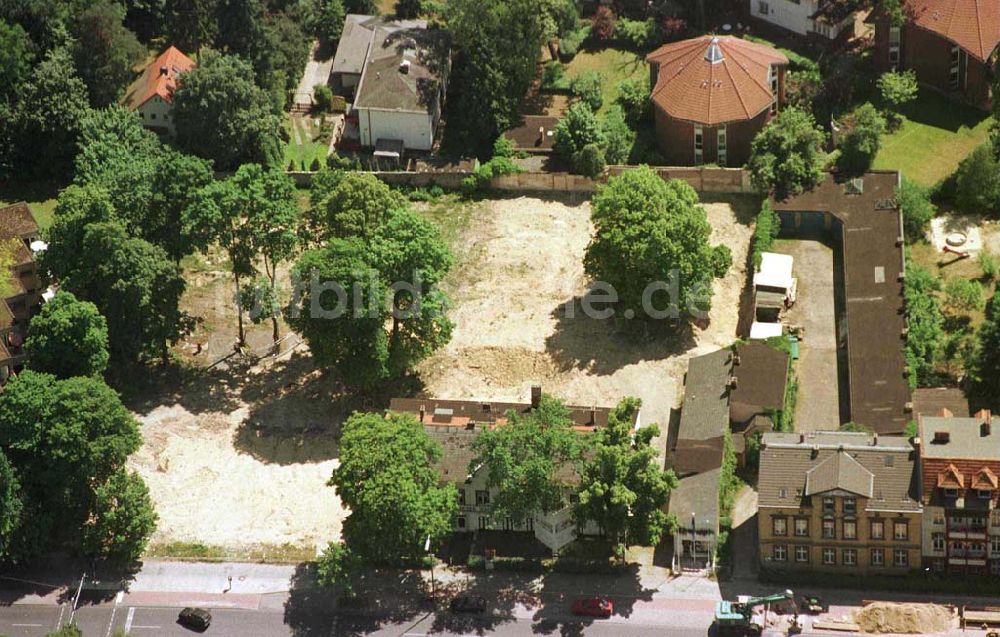 Luftaufnahme Berlin - Wannsee - Berlin - Wannsee / Baustelle Königsstr.