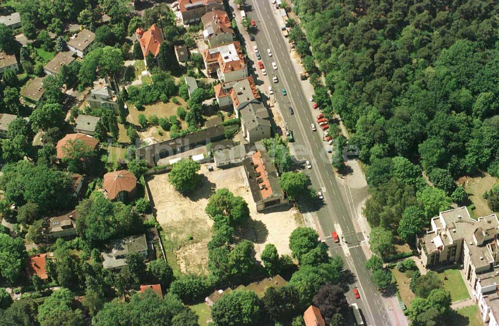 Luftaufnahme Berlin - Wannsee - Berlin - Wannsee / Baustelle Königsstraße