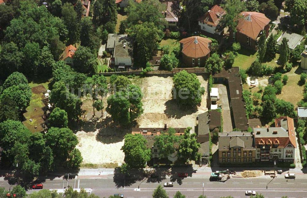 Luftbild Berlin - Wannsee - Berlin - Wannsee / Baustelle Königsstraße