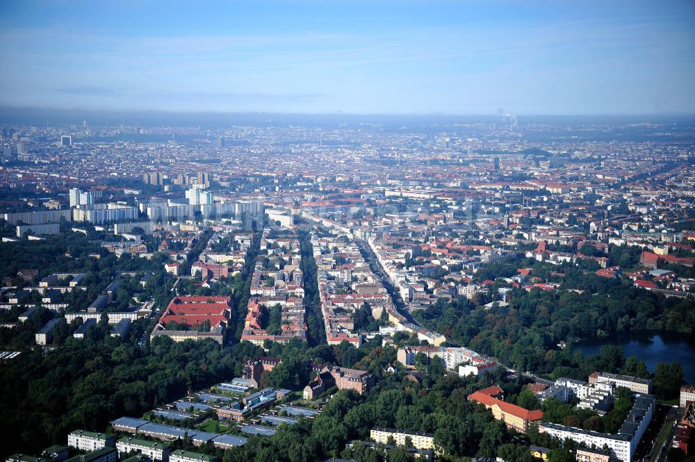 Berlin Weißensee von oben - Berlin-Weißensee im Überblick