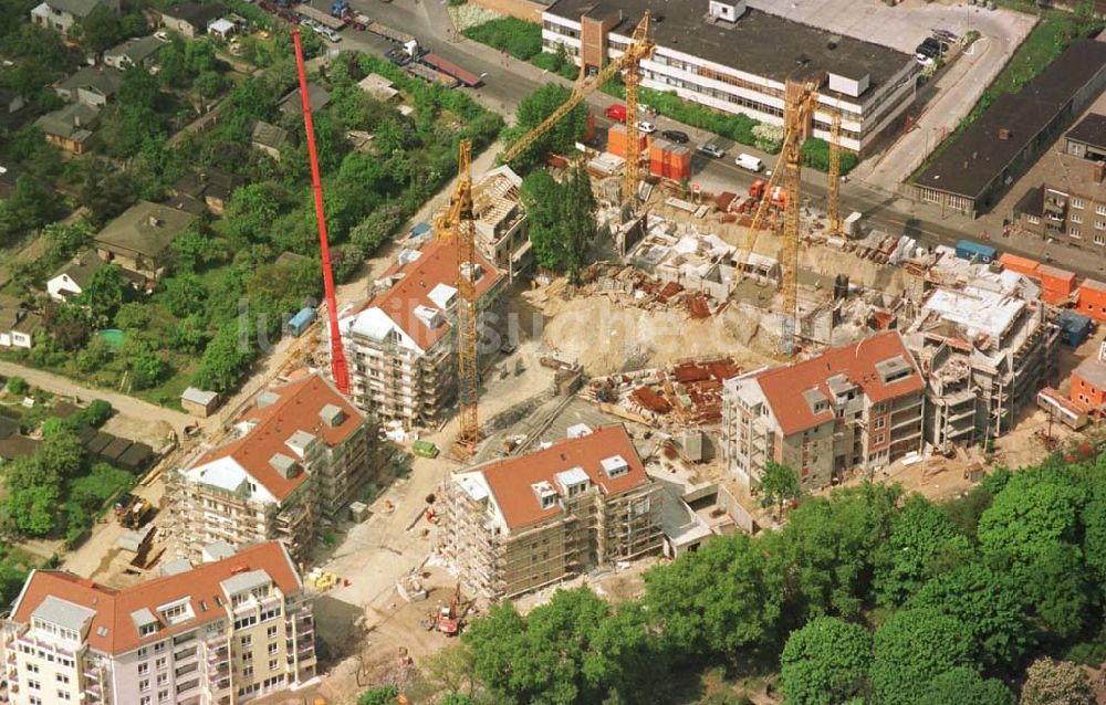 Luftaufnahme Berlin - 23.06.94 Berlin, Wohnsiedlungsbau Seddinerstraße