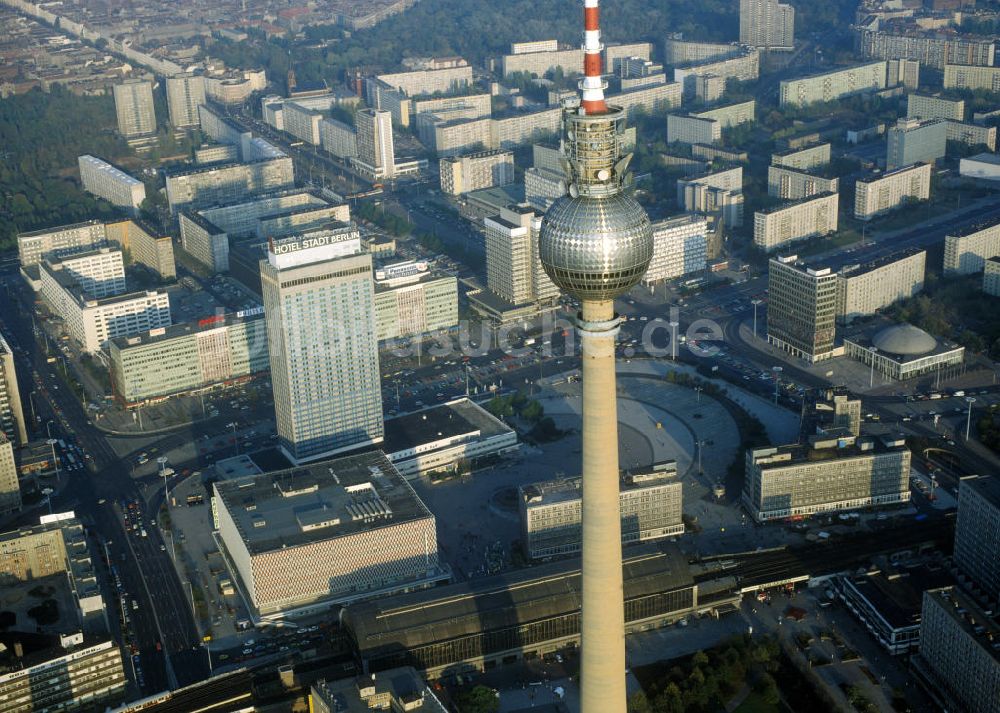 Luftbild Berlin Mitte - Berliner Alexanderplatz