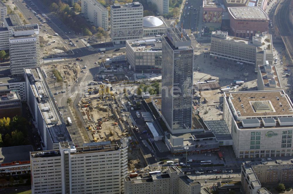 Luftaufnahme Berlin - Berliner Alexanderplatz