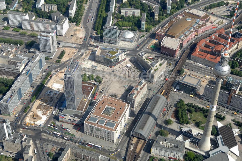 Luftaufnahme Berlin - Berliner Alexanderplatz