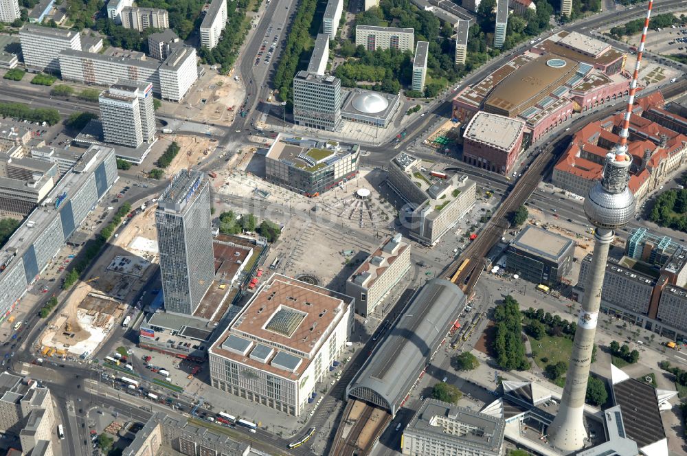 Berlin von oben - Berliner Alexanderplatz