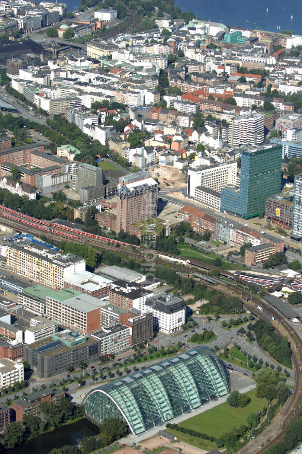 Hamburg von oben - Berliner Bogen Hamburg