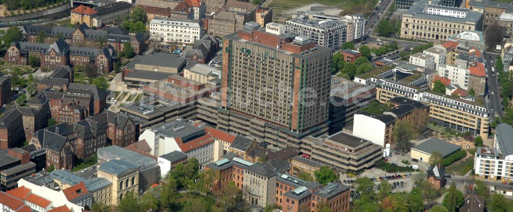 Berlin aus der Vogelperspektive: Berliner Charite in Berlin Mitte