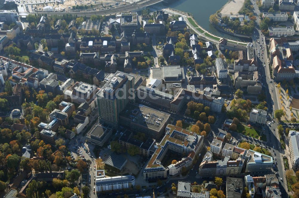 Luftbild Berlin - Berliner Charite in Mitte