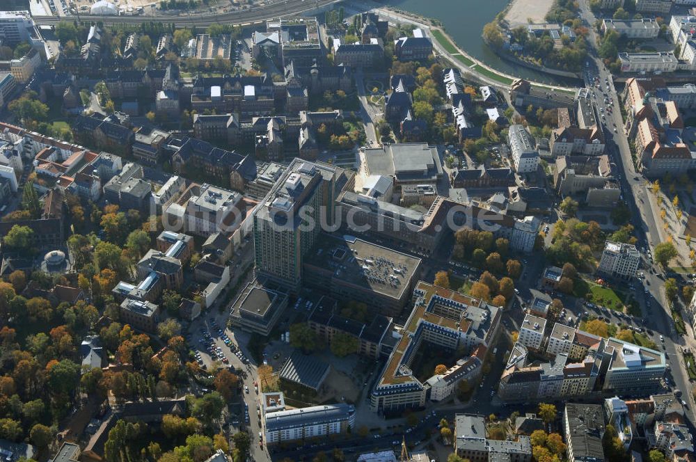 Luftaufnahme Berlin - Berliner Charite in Mitte