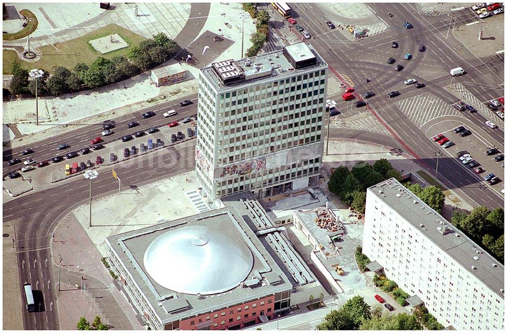 Luftaufnahme Berlin Mitte - Berliner Congress Centrum beim Alexanderplatz