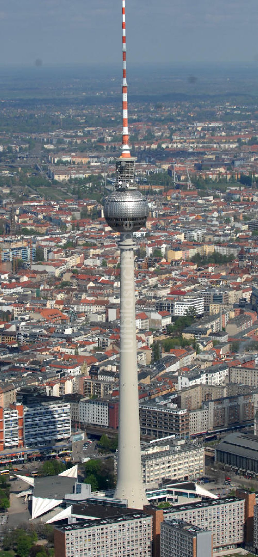 Berlin von oben - Berliner Fernsehturm