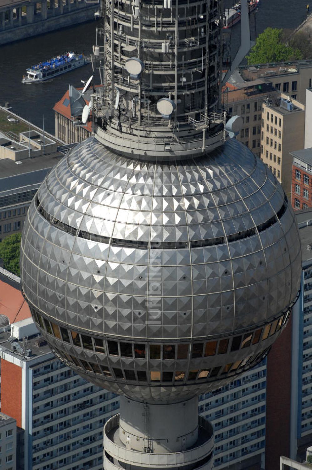 Luftaufnahme Berlin - Berliner Fernsehturm