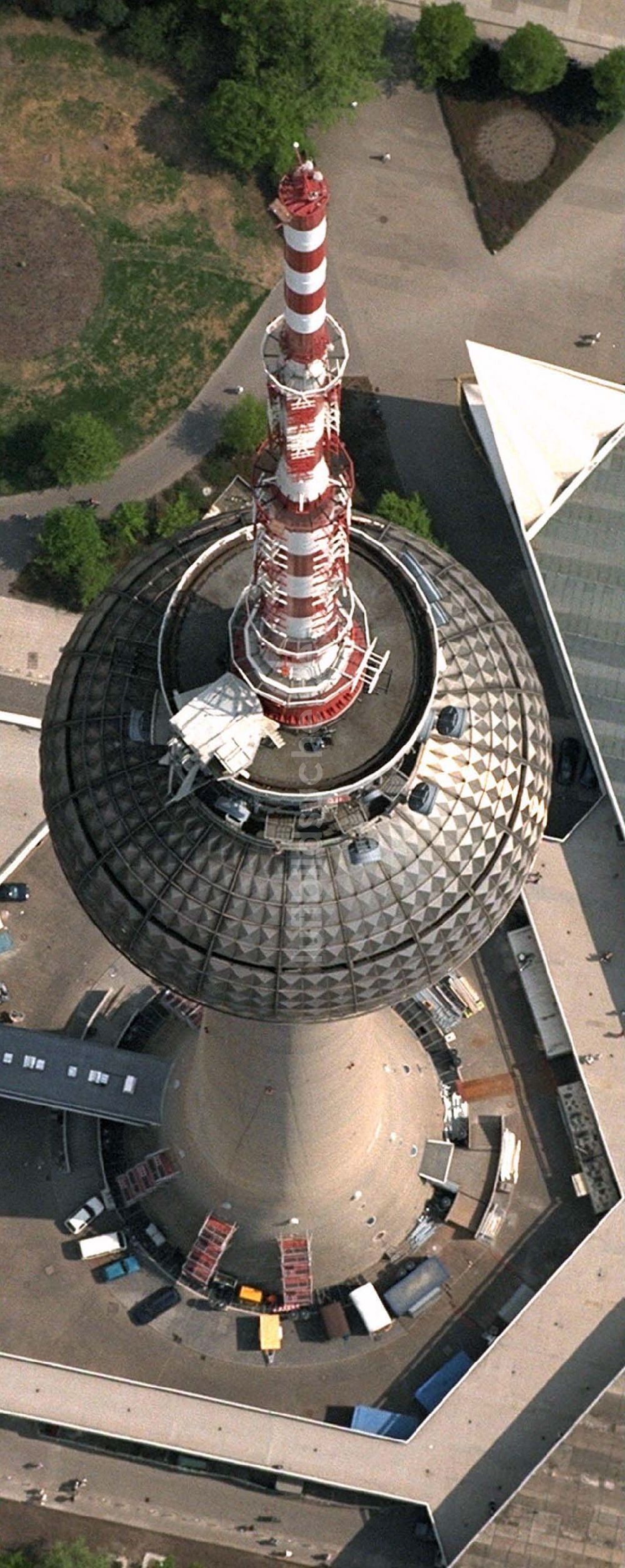 Luftbild Berlin - Berliner Fernsehturm