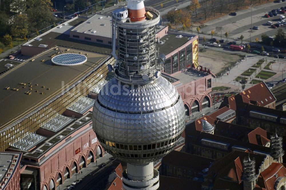 Luftaufnahme Berlin - Berliner Fernsehturm